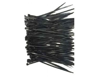 Gembird NYTFR-250X3.6 - Nippusiteet - 26 cm - musta (100 kpl pakkaus)