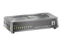 LevelOne FSW-0808TX - Switch - 8 x 10/100 - stasjonær