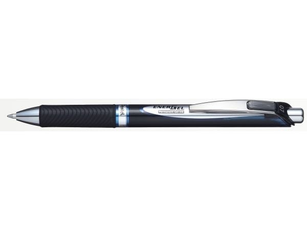Rollerpen, Pentel, permanent gel, 0,7 mm, blå, pakke a 12 stk
