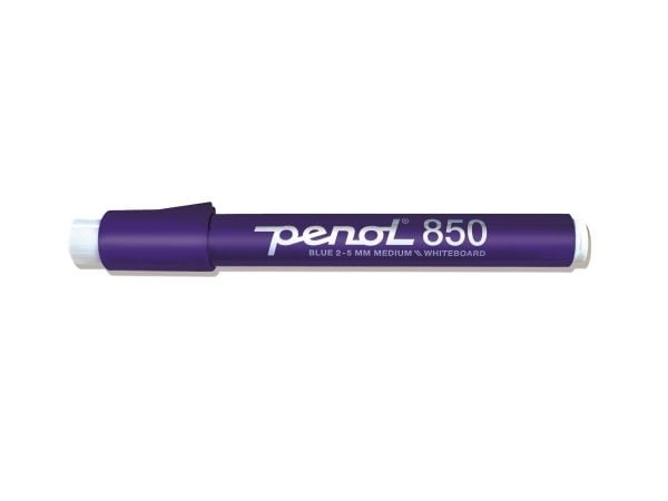 Valkotaulumerkintä Penol 850, 2-5 mm, skrå, blå