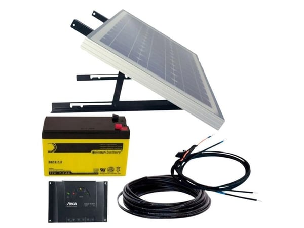 Phaesun Energy Generation Kit Solar Rise Nine 1.0 600299 solcellesett 10 Wp inkl. batteri, tilkoblingskabler og laderegulator