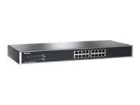 LevelOne FSW-1650 - Switch - ikke-styrt - 16 x 10/100 - stasjonær