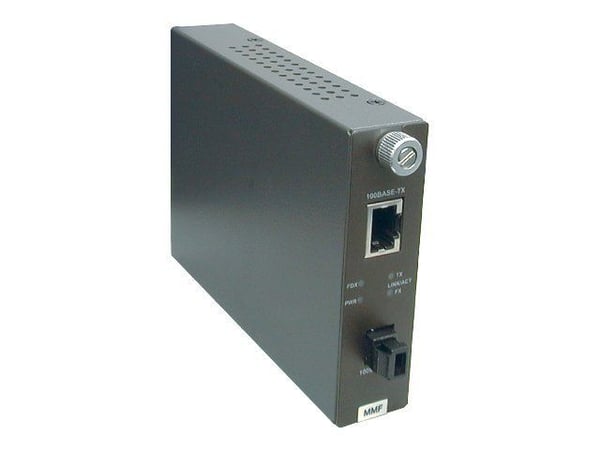 Trendnet TFC-110MM, 200 Mbit/s, 100Base-TX, 100Base-FX, Raskt Ethernet, 10,100 Mbit/s, Full, Halv