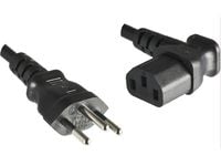 Microconnect PE160418A, 1,8 m, Virtapistoke tyyppi J, C13 liitin, H05VV-F3G, 250 V, 16 A