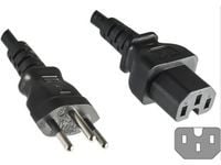 Microconnect PE160518, 1,8 m, Virtapistoke tyyppi J, C15 liitin, H05VV-F3G, 250 V, 10 A