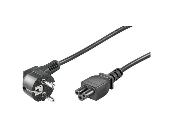 Goobay 44877, 3 m, Virtapistoke tyyppi F, C5 liitin, 250 V, 2.5 A