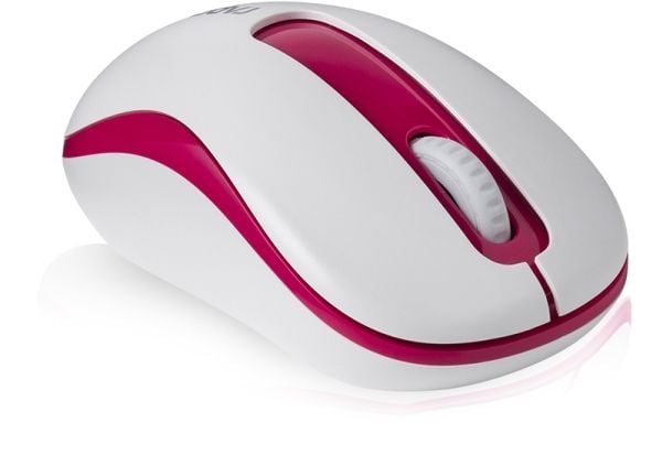 Rapoo M10 PLUS - Mus - optisk - 3 knapper - trådløs - 2.4 GHz - rød