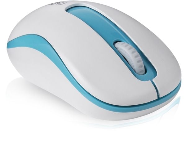 Rapoo M10 Plus, Molempikätinen, Optinen, Langaton RF, 1000 DPI, Sininen