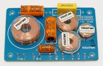 Visaton HW 3/120 NG, 3-veis systems, 100 W, 160 W, 4 O, 800 - 5000 Hz, 12 dB/oktav