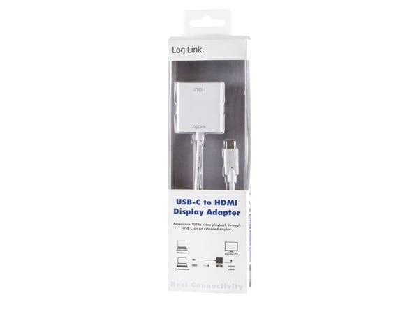 LogiLink UA0236A, 1080p, Hvit, 0 - 60 °C, 0 - 70 °C, 235 mm, 100 mm
