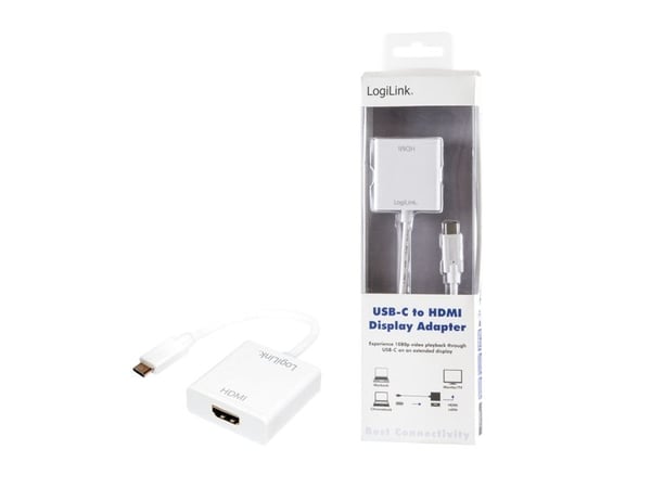 LogiLink UA0236A, 1080p, Hvit, 0 - 60 °C, 0 - 70 °C, 235 mm, 100 mm