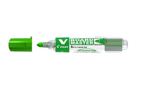 Pilot V, Vihreä, 2,3 mm, 6 mm