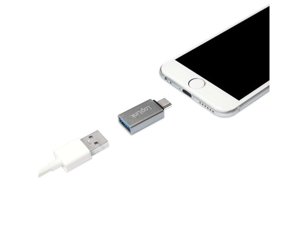 LogiLink AU0040, USB 3.1 C, USB 3.0 A, Micro USB 2.0, Aluminium