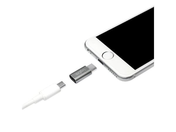LogiLink AU0040, USB 3.1 C, USB 3.0 A, Micro USB 2.0, Aluminium