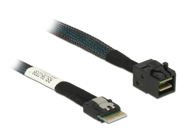 Delock - SAS intern kabel - SAS 12Gbit/s - 4i Slim SAS (hann) til 4 x Mini SAS HD (SFF-8643) (hann) - 50 cm