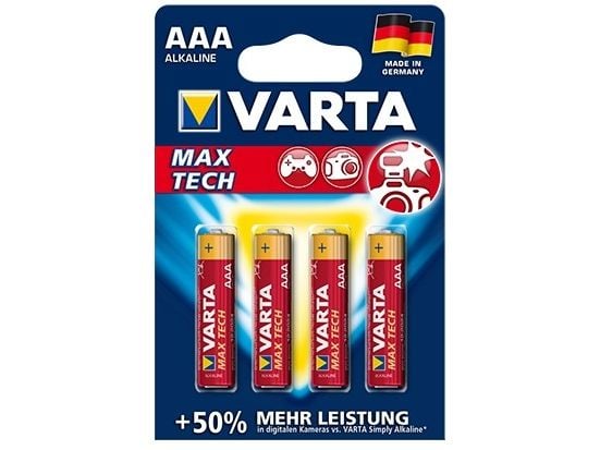 Varta Maxi-Tech - Batteri AAA - Alkalisk - svart, gult