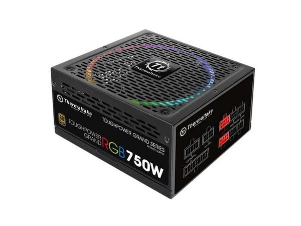 Thermaltake ToughPower Grand RGB 750W Gold - Nätaggregat (intern) - ATX12V 2.4/ EPS12V 2.92 - 80 PLUS Gold - AC 100-240 V - 750 Watt - aktive PFC -...