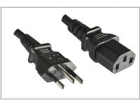 Microconnect PE010418BRAZIL, 2,1 m, Sähköpistoke tyyppiä N, C13 liitin, H05VV-F, 250 V, 10 A