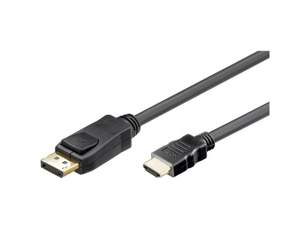 Goobay 51959, 5 m, DisplayPort, HDMI, Hankjønn, Hankjønn, Rett