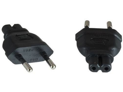 Microconnect PEEUC7AD, Tyyppi M, C7, 230 V, musta, Naaras/naaras, 20 g
