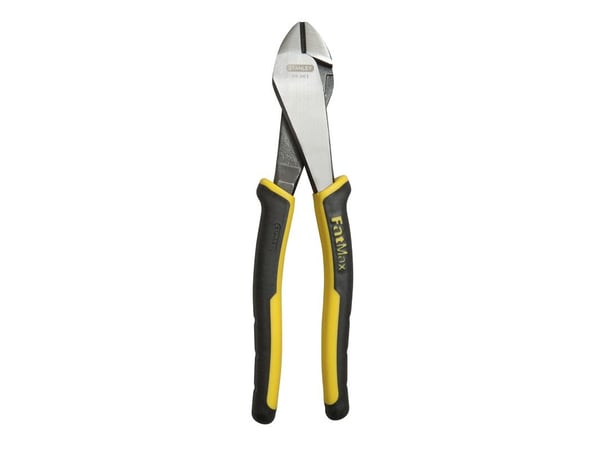 Stanley 0-89-861, Diagonal avbitartång, Svart, Gul, 200 mm, 180 mm, 20 mm, 136 g