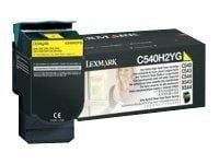 Lexmark - Suuritehoinen - keltainen - alkuperäinen - värikasetti LCCP - Lexmark C540, C543, C544, C544, C546, X543, X544, X546, X548 - väriainekasetti