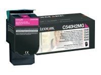 Lexmark - High Yield - magenta - alkuperäinen - värikasetti LCCP - Lexmark C540, C543, C544, C546, X543, X544, X546, X548 - värikasetti
