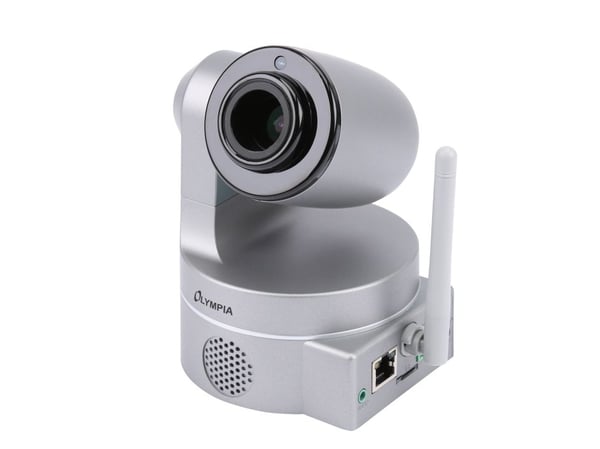 OLYMPIA IC 1285 Z - Nettverksovervåkingskamera - PTZ - farge (Dag og natt) - 1280 x 720 - lyd - trådløs - Wi-Fi - LAN 10/100, 868MHz radio - H.264