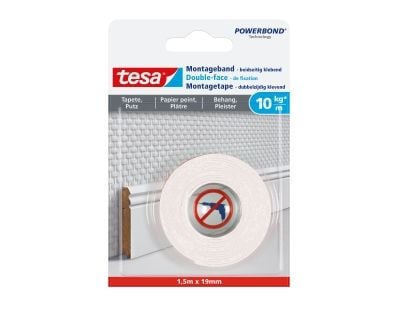 TESA 77742-00000, Kiinnitysteippi, Valkoinen, 1,5 m, Sisätila ja ulkotila, Polyeteeni, 1000 kg/cm TESA 77742-00000, Kiinnitysteippi, Valkoinen, 1,5 m, Sisätila ja ulkotila, Polyeteeni, 1000 kg/cm