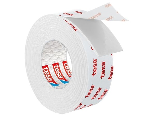 TESA 77743-00000-00, Monterings tape, Hvit, 5 m, Innendørs, 0,1 kg/cm, 6 kg