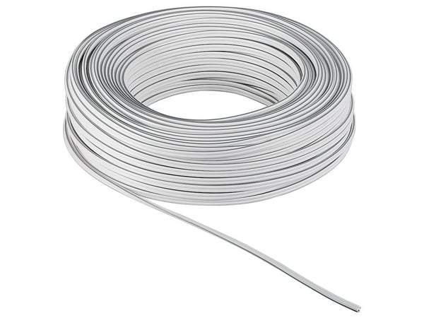 Goobay 15113, Oksygenfritt kobber, 25 m, Hvit