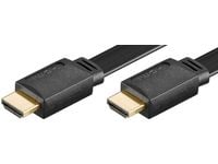 MicroConnect - HDMI-kabel med Ethernet - HDMI hann til HDMI hann - 1.5 m - svart - flat