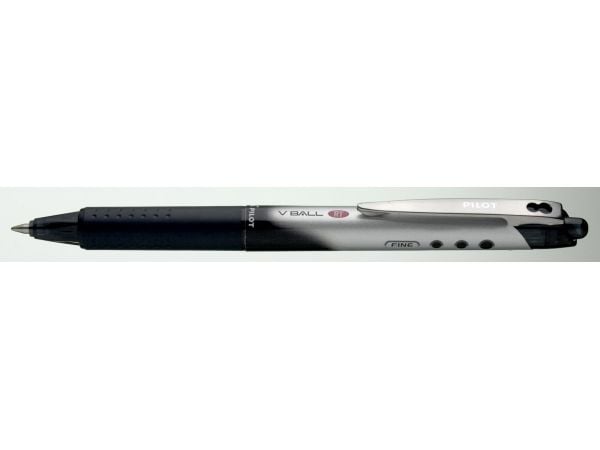 Pilot BLRT-VB7, Fastklämbar och indragbar penna, Svart, Vit, Svart, 0,4 mm, Ambidextrous, 1 styck