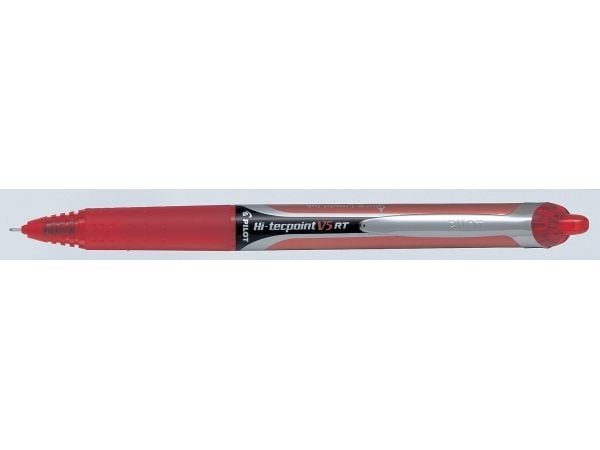 Roller Pilot Hi-Tecpoint V5 RT rød 0,3 mm - (12 stk.)