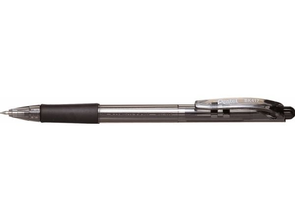 Kuulakärkikynä Pentel BK417 musta - (12 kpl)