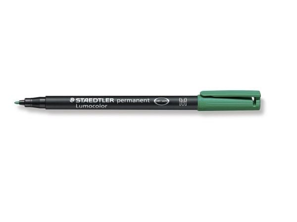 STAEDTLER Lumocolor 317 - Markør - permanent - grønn - 1 mm - medium