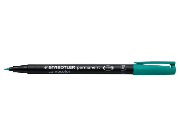 STAEDTLER Lumocolor - Markør - permanent - grønn - 0.4 mm - superfin