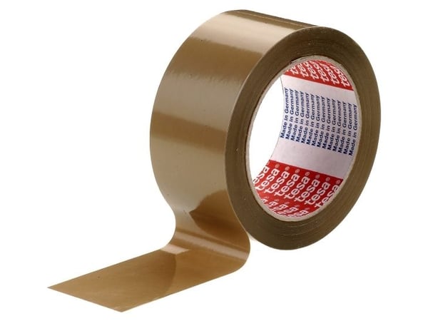 Tesapack Premium 4124 - Pakketape - 50 mm x 66 m - PVC - gemse