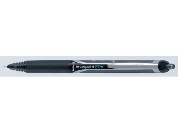 Rulla Pilot Hi-tecpoint V7 RT musta viivanleveys 0,4mm - (12 kpl)