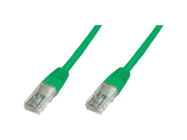 DIGITUS Professional - Koblingskabel - RJ-45 (hann) til RJ-45 (hann) - 1 m - UTP - CAT 6e - IEEE 802.3 - halogenfri, formstøpt, uten hindringer - g...