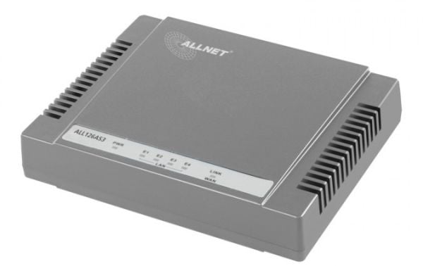 ALLNET ALL126AS3 - Ruter - DSL-modem 4-portssvitsj - 1GbE