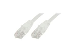 MicroConnect - Nettverkskabel - RJ-45 (hann) til RJ-45 (hann) - 40 cm - UTP - CAT 6 - halogenfri, flertrådet - hvit