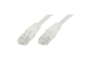 MicroConnect - Nettverkskabel - RJ-45 (hann) til RJ-45 (hann) - 1.5 m - UTP - CAT 6 - halogenfri, flertrådet - hvit