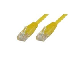 MicroConnect - Nettverkskabel - RJ-45 (hann) til RJ-45 (hann) - 1.5 m - UTP - CAT 6 - halogenfri, flertrådet - gul