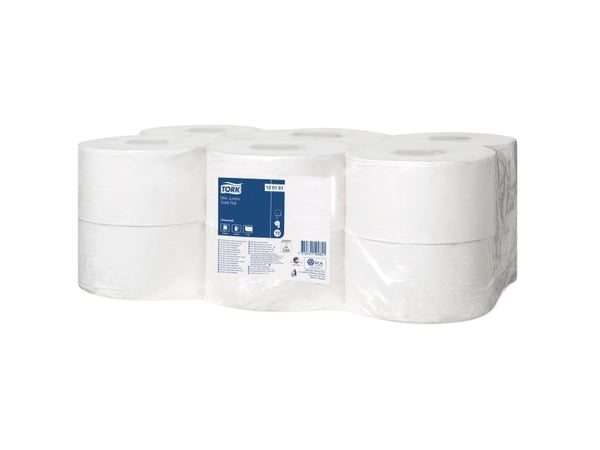 Tork Universal Mini Jumbo T2 - Toalettpapir - 1714 ark - rull - 240 m - natur - for P/N: 247040, 346090, 455000, 472037, 555000, 555500, 555500 LEN...