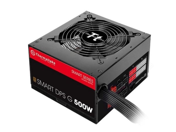 Thermaltake SMART DPS G 500W - Nätaggregat (intern) - ATX12V 2.31/ EPS12V 2.92 - 80 PLUS Bronze - AC 100-240 V - 500 Watt - aktive PFC - Europa - s...