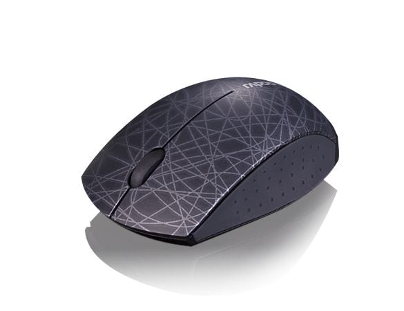 Rapoo 3300p - Mus - optisk - trådløs - 2,4 GHz - trådløs modtager (USB)