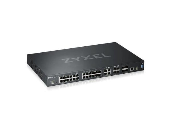 Zyxel XGS4600-32 - Switch - L3 - Styrt - 24 x 10/100/1000 + 4 x kombo-Gigabit SFP + 4 x 10 Gigabit SFP+ - rackmonterbar