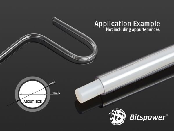 Bitspower BP-HTSB11CL-1M, Gjennomsiktig, 11 mm