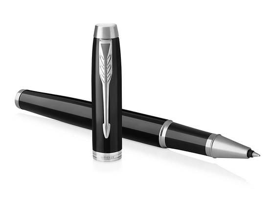Parker IM, Tynn penn, Sort, Kromfarget, Sort, Messing, Gull, Lakk, Ambidekstriøs